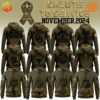NCAA Salute to Service Camo Hoodies for multiple college teams, including Michigan, Oklahoma, Iowa, Illinois, USC, Texas, Ohio State, and Oregon.