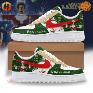 Nike Air Force 1s inspired by Clark Griswold from National Lampoon's Christmas Vacation