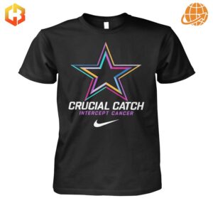 Black Dallas Cowboys Crucial Catch Shirt