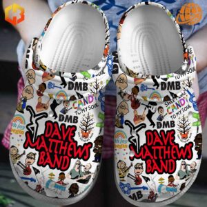 Rock your soles with Dave Matthews Band Crocs: Where comfort meets musical artistry in every step!