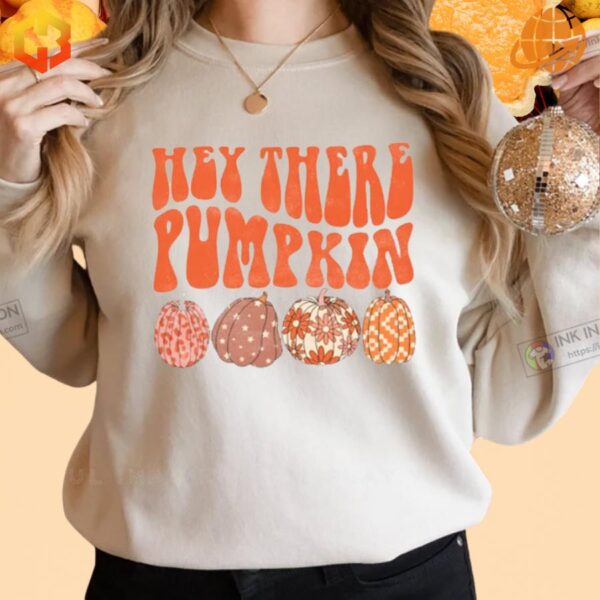 Hey There Pumpkin Thanksgiving Sweater nice facbric