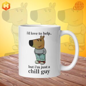 Mug featuring humorous text, perfect for someone with a laid-back attitude