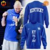 Blue Kentucky Wildcats KY Til I Die Sweatshirt showcasing bold team pride with 3D printed text.