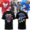 Detroit Lions Super Son-Knuck Sonic Shirt with football players resembling Sonic characters on the front.