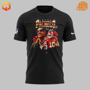 Wear your Chiefs pride: The Isiah Pacheco t-shirt - a perfect blend of team spirit and player personality.